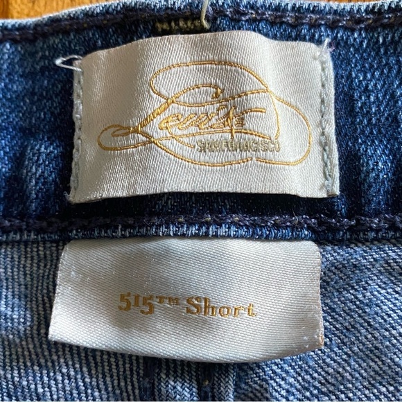 Levi's 515 Women's size 12 Classic Blue denim Jean Shorts - Picture 5 of 7